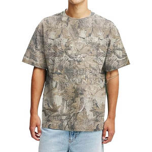 Servicio OEM, Camiseta con Estampado de Camuflaje Selva al por Mayor, Tejido de Algodón de Ajuste Cómodo para Adultos - Product Image 4
