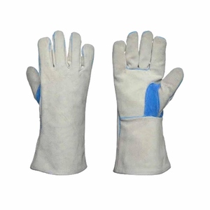 Gants de soudure en cuir de vachette pleine fleur pour le hockey, résistants à l'abrasion, pour la lutte contre les incendies et le barbecue, durables, vente en gros - Product Image 3