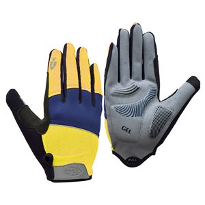 Guantes de Ciclismo Negros de Dedo Completo, Transpirables, Antideslizantes, con Gel en la Palma, para Ciclismo y Deportes al Aire Libre - Product Image 1