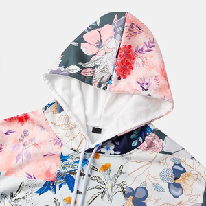 Nouveauté en promotion : Sweat à capuche à motif uni, style sublimation, en polyester/coton écologique, coupe classique, taille adulte, motif uni - Product Image 3