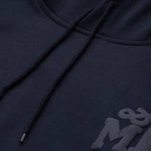 Nueva Tendencia Sudadera con Capucha para Hombre 100% Algodón con Lavado Ácido, Estilo Holgado y Desgastado, 450Gsm, con Estampado de Calavera Personalizado - Product Image 4