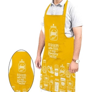 Taruna Tex personnalisé brodé Logo femmes noir cuisine bavoir tablier Kit coton Denim Chef toile poches taille cuisine à la maison - Product Image 1