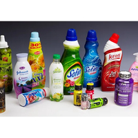 Etiqueta de botella de plástico con adhesivo impermeable y funda retráctil de PVC para diseños de botella personalizados y soluciones de marca efectivas