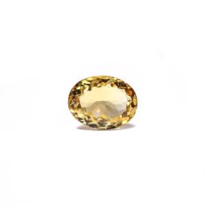 Natural Citrine Loose Gemstone 4.5 Carat 12mm Rough Stone for Fine Jewelry - Product Image 1
