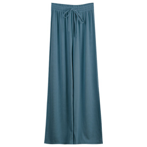 BD China Factory OEM Customized Logo Embroidery Wide Leg High Waist Straight Leg Loose Fit Casual Spring Autumn Women Pants - Product Image 3