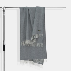 Manta de cachemira 100% mongola a cuadros 130*170cm - Product Image 1