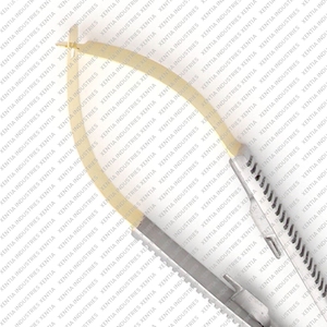 Micro Tijeras de 12 Pulgadas, Rectas y Curvas, de Acero Inoxidable con Mango de Resorte, para Recortar Cejas y Vello de la Nariz, Herramienta de Belleza Profesional - Product Image 5