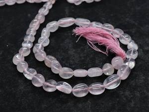 ลูกปัดโรสควอตซ์ทรงก้อนเรียบขนาด 6x8-7x9 มม. ลูกปัดพลอยควอตซ์สีชมพูขัดเงา 13 นิ้ว ลูกปัดโรสควอตซ์ธรรมชาติแบบเรียบ - Product Image 6