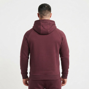 Sweat à capuche tendance pour homme, taille standard, demi-zip, en coton épais, personnalisable, vente en gros, haute qualité - Product Image 4