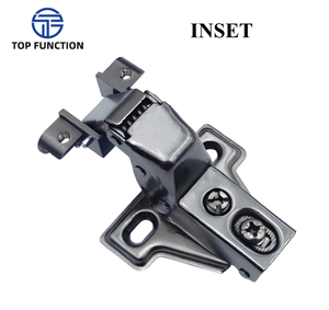บานพับเฟอร์นิเจอร์อะลูมิเนียมแบบปิดนุ่มนวล TOP FUNCTION แบบฝังเต็ม 180 องศา สำหรับบานตู้ครัว - Product Image 4