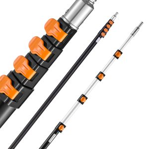 Asta Telescopica in Lega di Alluminio Robusta 7-30 FT Multiuso con Chiusura a Scatto Verniciata - Product Image 2