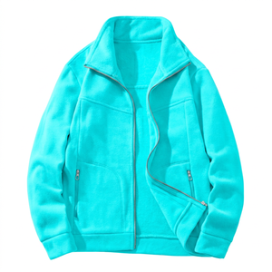 Chaqueta de Forro Polar para Hombre y Mujer, Cuello Alto, Cierre Completo, Formal, Invierno, Resistente al Viento, Transpirable, Corte Regular, Tejido de Poliéster - Product Image 5