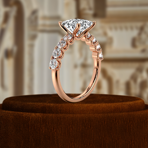 Bague en diamant taille princesse 1,5 carat, certifiée IGI, bague d'anniversaire, bague de fiançailles en or blanc 14 carats, cadeau spécial pour une personne spéciale - Product Image 5