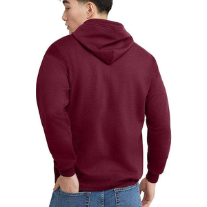 Latest Best Design Men's Plus Size Winter Zipper-Up Fleece Hoodies with Custom Brand Logo and Printing - Product Image 2
