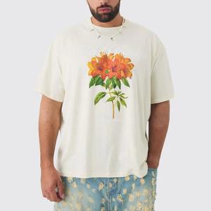 Camiseta de Hombre Personalizada de Primera Calidad, Estilo Vintage, de Poliéster y Algodón, para Impresión Serigráfica - Product Image 1