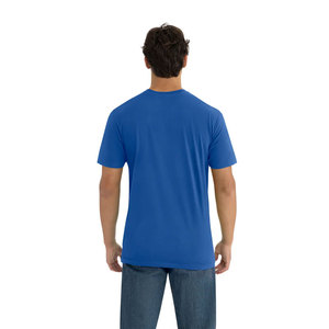 T-shirts en coton/bambou tricotés personnalisés et imprimés en gros |   T-shirts unisexes respirants à coupe classique en gros - Product Image 2