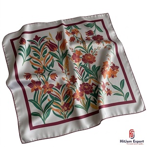 Elegant Womens <b>Square</b> <b>Scarves</b> Soft Lightweight Fashion Accessories OEM ODM Manufacturer Fiji Custom Fabric Products Bulk Supply - Product Image 5