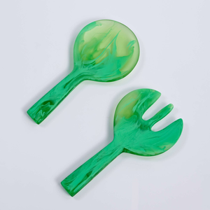 Cuillère à thé en résine, design classique, manche court, finition miroir naturelle, capacité personnalisée, compatible lave-vaisselle, pour fêtes, durable, LMB - Product Image 5