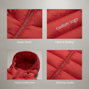 Veste oversize pour femme, veste d'hiver épaisse et chaude pour homme, veste matelassée personnalisable avec logo, veste d'extérieur pour homme - Product Image 6