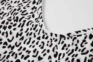 Ensemble de yoga imprimé léopard pour femmes, leggings de fitness taille haute et soutien-gorge de sport, tenue de sport pour la salle de sport et l'entraînement - Product Image 4