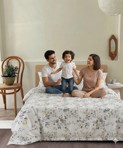 Ensemble de linge de lit de luxe King Size avec drap plat, drap-housse et 2 taies d'oreiller - Product Image 4