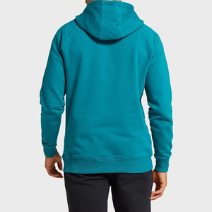 เสื้อฮู้ดดี้พรีเมียมสีฟ้าอมเขียว ปี 2026 สำหรับผู้ชาย สไตล์ลำลอง แนวสปอร์ต ผลิตจากผ้าฝ้าย 100% แบบสวมหัว แฟชั่นสตรีทแวร์ทันสมัยสำหรับฤดูหนาว รับผลิตแบบ OEM - Product Image 2