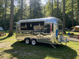 ACB Commercial Fast Food Trailer Truck Cart Full Kitchen Mobile Van For Snack Foods for Sale USA Europe Australia - Product Image 5