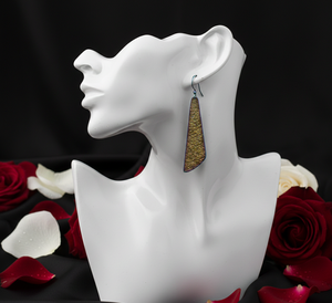 ต่างหูทองเหลืองทรงหยดน้ำทำมือ ดีไซน์เรขาคณิตเคลือบไทเทเนียม PVD สีรุ้ง ทนทานต่อการเปลี่ยนสี สไตล์โบฮีเมียน สำหรับงานปาร์ตี้ของผู้หญิง - Product Image 6