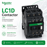 SCHNEIDER TeSys D LC1D Model Lengkap 3P 24V 110V 220V Coil 3 Fasa AC/DC Kontaktor Magnetik Industri Kontrol Motor DIN Rail