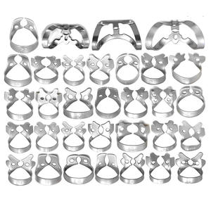 Kit de pinces de barrage dentaire orthodontique en acier inoxydable, 32 pièces, 3 mors, manuel, avec support de pinces, CE ISO - Product Image 1