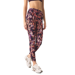 Leggings estampados de cintura alta para mujer, suaves, transpirables, elásticos, para entrenamiento, correr, yoga, fitness - Product Image 1