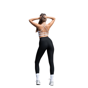 Conjuntos Deportivos Premium Resistentes, Top de Manga Larga y Leggings, 2 Piezas, Diseño Sólido, Ropa de Yoga y Fitness Transpirable y Sin Costuras - Product Image 4