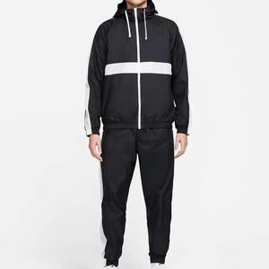 2026 Custom <b>Plain</b> Streetwear Nylon <b>Tracksuit</b> Mens High Quality 2-Piece Set Lightweight Reflective Windbreaker <b>tracksuit</b> - Product Image 1