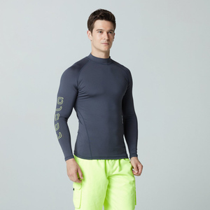 Haut de sport à manches longues pour homme, anti-transpiration, extensible, séchage rapide, idéal pour la course à pied, le yoga, la gym et les activités athlétiques. - Product Image 6
