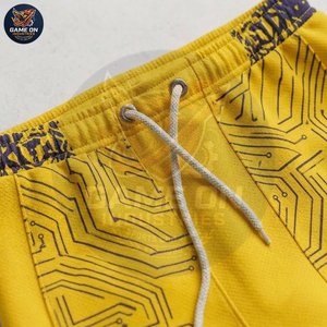 Conjunto de Uniforme de Fútbol Americano Sublimado Personalizado, Amarillo, Transpirable, de Secado Rápido, para Prácticas y Entrenamientos, Jersey y Pantalones - Product Image 5