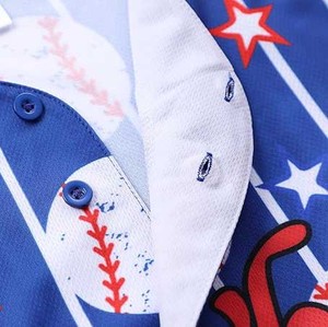 Uniforme de Béisbol Sublimado Transpirable Personalizado con Botones Completos para Softbol de Lanzamiento Lento y Rápido para Hombre - Product Image 5