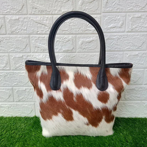 Sac à main tendance en cuir de vachette sur mesure pour femme, deux poignées, imperméable, respirant, option marque privée, haute couture - Product Image 1