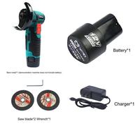 Meuleuse d'angle sans fil de qualité industrielle 12V avec batterie lithium-ion 30000MAH pour la coupe, le meulage et le polissage