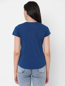 เสื้อยืดโอเวอร์ไซส์ทรงหลวมสำหรับผู้หญิง แขนยาว คอโอ  ผ้าฝ้าย 100%  รับสกรีนโลโก้ตามสั่ง - Product Image 4