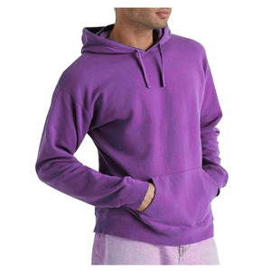 Men's Winter Hoodie Sweatshirt Breathable 100% Cotton Eco-Friendly Loose Fit 480g Long Sleeve Pullover Pocket <b>Design</b> Custom Logo - Product Image 6
