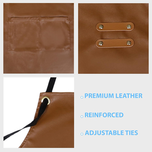 Modern Design Leather <b>Apron</b> Unique Colors ODM Service High Quality Material Wholesale Custom Branding New Arrival 2026 - Product Image 5