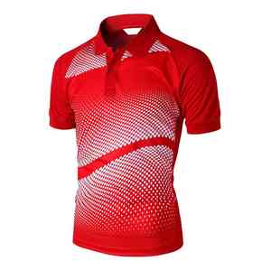 Chemise polo pour homme, service OEM, sublimation, prix de gros, impression personnalisée durable, manches courtes, polyester, impression sur mesure. - Product Image 1