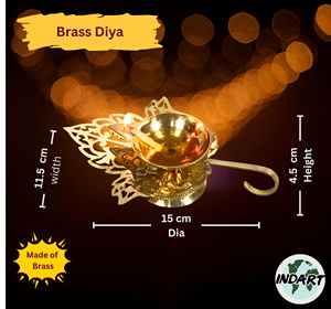 Diya multiusos utilizado en ocasiones familiares, ideal para la noche de Diwali, día sagrado, ecológico, hecho a mano, listo para enviar. - Product Image 2