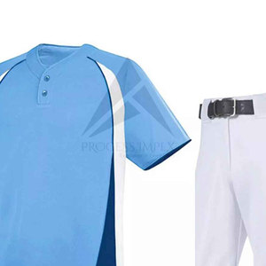Ensemble uniforme de baseball pour hommes : maillot boutonné et pantalon, design personnalisé, vêtements de sport d'équipe, Process Impex - Product Image 6