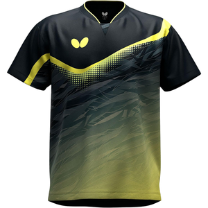 OFERTA Camiseta de Tenis de Mesa Butterfly 47150 de Nailon/Algodón, Ropa Deportiva Transpirable y Ligera para Hombres y Mujeres, Directo de Japón - Product Image 1
