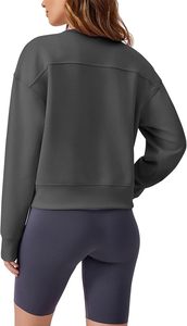 Sweat-shirts d'hiver pour femmes tendance et confortables, surdimensionnés, écologiques, manches longues pour un look chic - Product Image 5