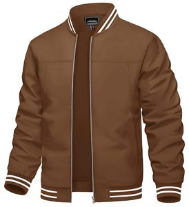 Chaqueta Cortavientos para Hombre, Informal y Elegante, con Bolsillos, Ligera, Impermeable, Transpirable, con Cierre de Cremallera, Talla Personalizada, Directo de Fábrica OEM - Product Image 2