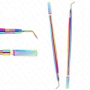 Oferta de Fábrica: Cepillo de Acero Inoxidable para Permanente de Pestañas, Accesorios para Lifting y Separación de Pestañas, Herramientas de Salón para Extensiones de Pestañas - Product Image 1