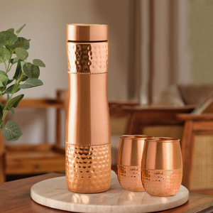 Bouteille d'eau en cuivre de 950 ml, finition mate, grande capacité, écologique, avec logo personnalisé, pour usage extérieur et domestique – Approvisionnement direct usine - Product Image 6