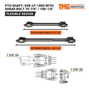 Trinciaerba a flagelli da 80 pollici per argini e pendii, con spostamento laterale, per trattori da 50-90 CV, per tagliare erba e fieno - Product Image 5